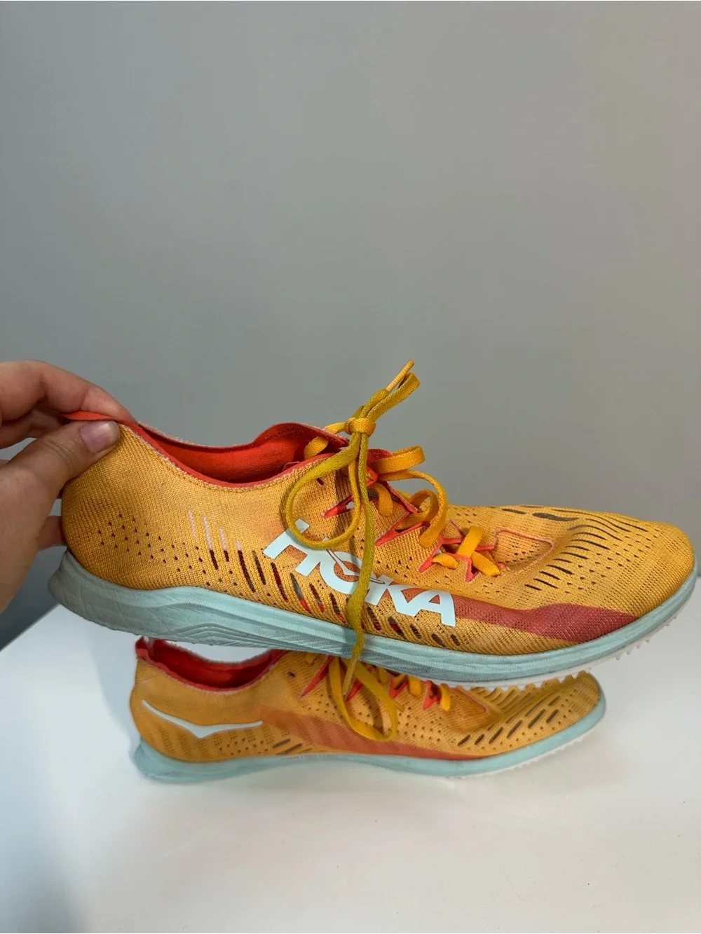 Hoka Cielo X LD Track Spikes Running Shoes Unisex Men 11 Women 12.5